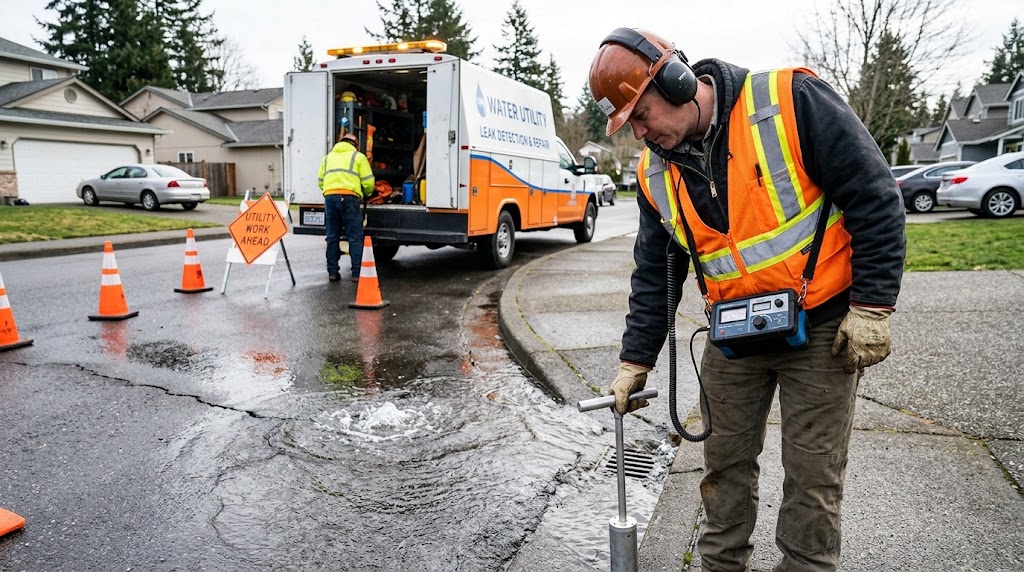Emergency Water Line Leak Detection