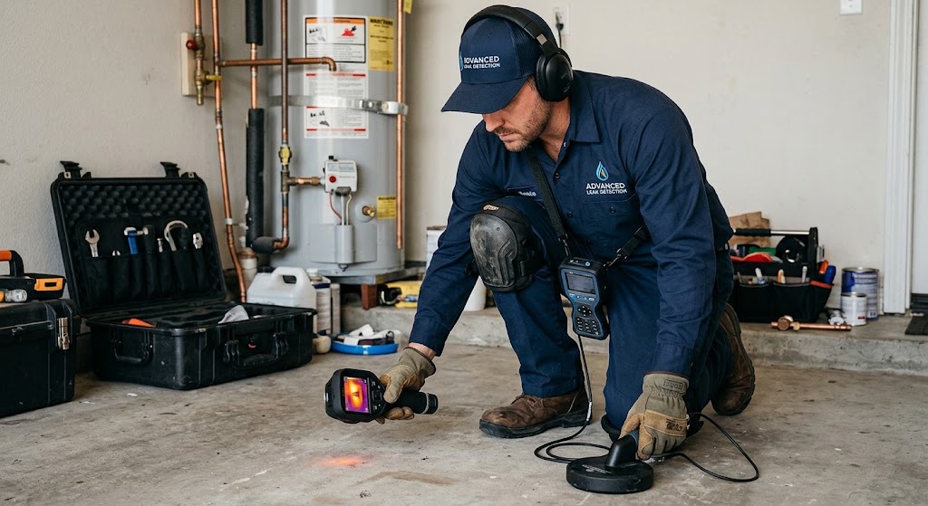 Hot Water Slab Leak Detection