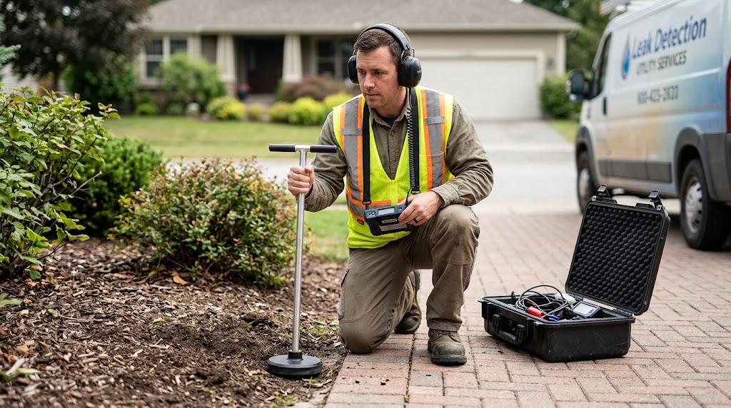 Underground Water Line Leak Detection