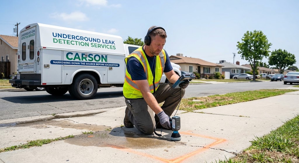 underground leak detection Carson